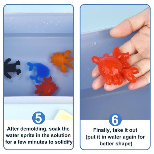 Full Set DIY Fairy Magic Water Elf Ocean Mold For Kids 3D Ha