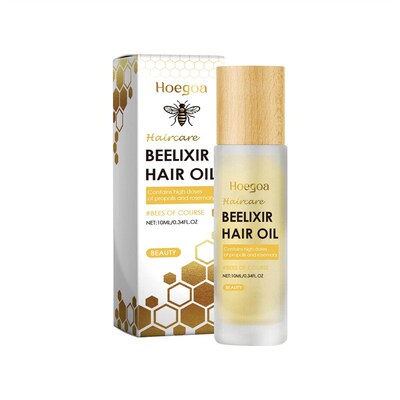 HOEGOA Honey Hair Oil - Honey and Rosemary Scalp Care for Sm