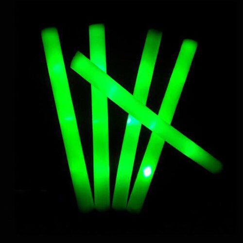 30/50 Pcs Led Foam Bar Glow In The Dark Light-Up Foam Sticks