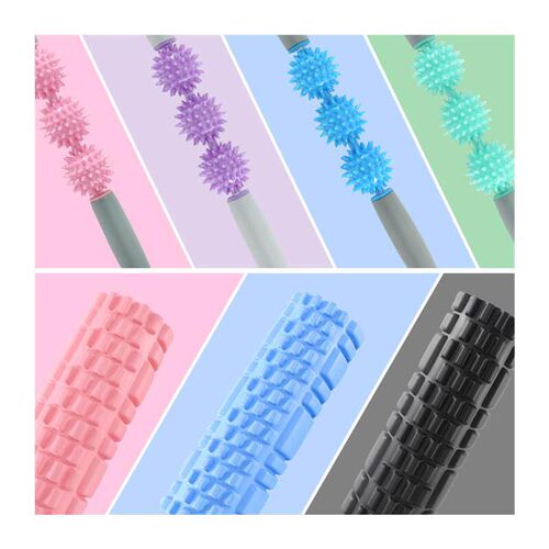 33/45cm Yoga column block pilates foam roller trigger point
