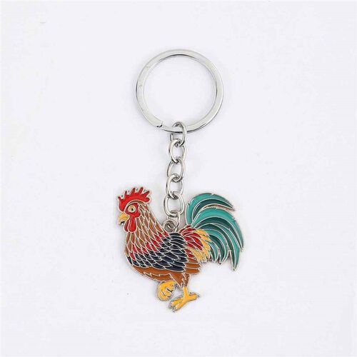 Cock Key Chain 公鸡钥匙扣可爱动物挂件钥匙圈饰品