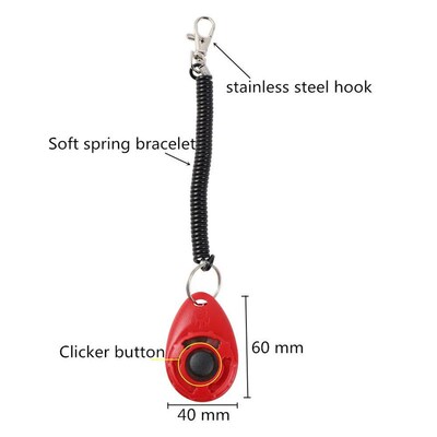 Dog Training Clicker Pet Cat Plastic New Dogs Click Trainer