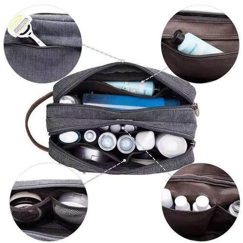 Toiletry Bag for Men Small Nylon Dopp Kit Lightweight Travel