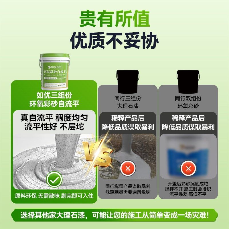 环氧彩砂自流平水泥地面地坪漆瓷砖防滑耐磨家用树脂仿大理石油漆,基础建材,环氧漆(地坪漆),淘宝优惠券,粉丝福利购,淘宝优惠卷