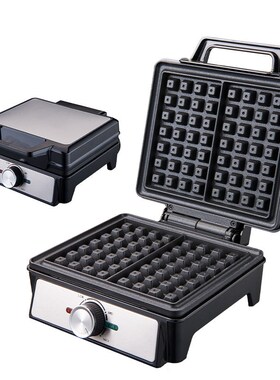 Waffle Cake Maker 华夫饼机板两片吐司面包早餐机电饼铛双面加热
