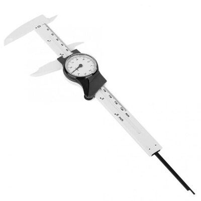 0-150mm/0.01mm Plastic Dial Vernier Caliper Ruler Gauge porf