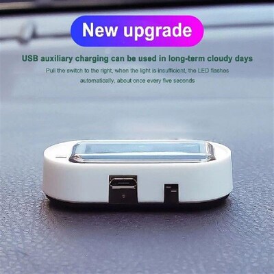 Wireless Warning Anti-Theft Caution Lamp Solar Powered