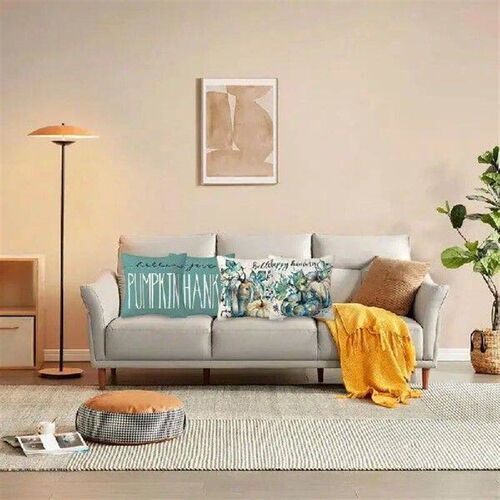 Thanksgiving Pillow Cases Set Of 4 Decorations Throw Pillow