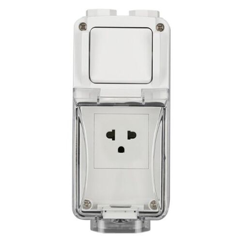 US/UK Plug Electrical Wall Socket Waterproof Outdoor Power O