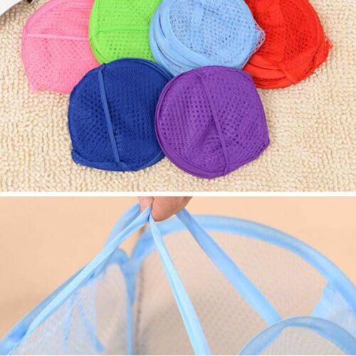 Foldable Laundry Baskets Pop Up Easy Open Mesh Laundry Cloth