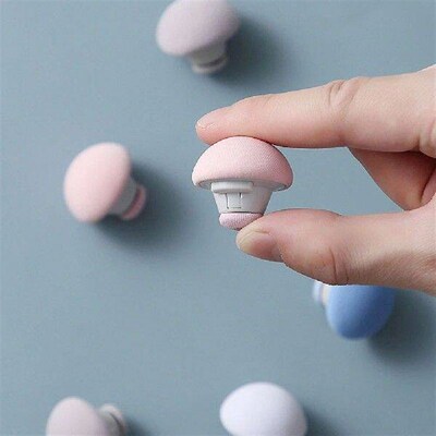 4/8pcs Duvet Sheet Fixer Antiskid Stripe Mushroom Shape Bed