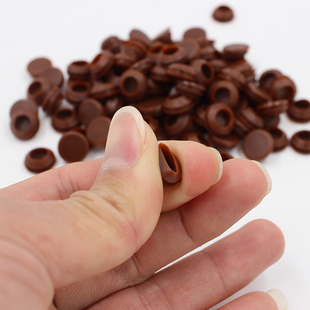 门窗户软胶螺丝孔塞孔盖帽工艺装饰软胶塞堵头软塑圆孔盖封口盖10