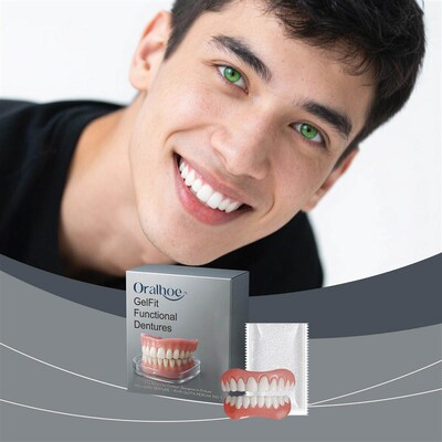 ORALHOE Denture Decoration Kit - Comfortably Enhances the Ap