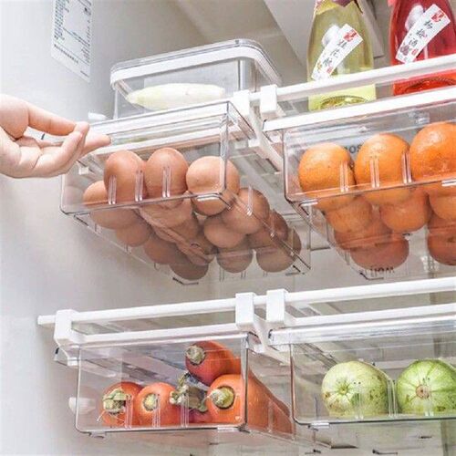 Refrigerator Organizer Storage Box Food Container Plastic