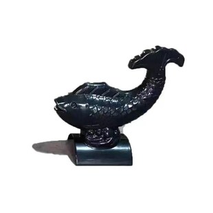 仿古树脂瓦配件翘脚招财鱼跑兽正吻鸽子宝顶屋檐屋顶装饰屋脊配件