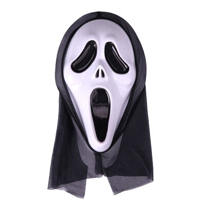 Halloween kids Scary Face mask Skull Reaper Devil prop Trick