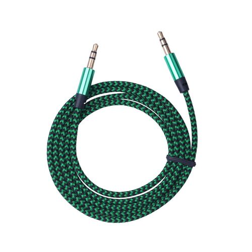 Elistooop Nylon Aux Cable 3.5mm to 3.5 mm Male to Male Jack