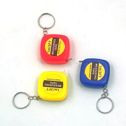 Automatic 1M Retractable Tape Measure Square Mini Keychain M