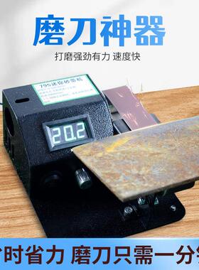 砂带机小型家动磨刀机电机砂纸机打磨用机磨刀神器砂轮全自VGK动