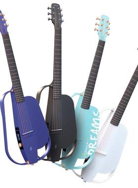 恩雅NEXG2智能民谣吉他38英寸enya碳纤维加振电箱初学者静音吉它