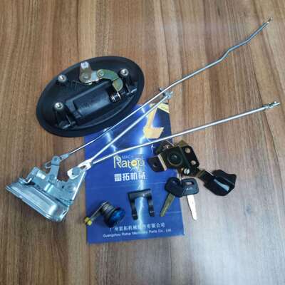 挖掘机配件 PC300-8 驾驶室门锁 20Y-54-52820 20Y-53-12201