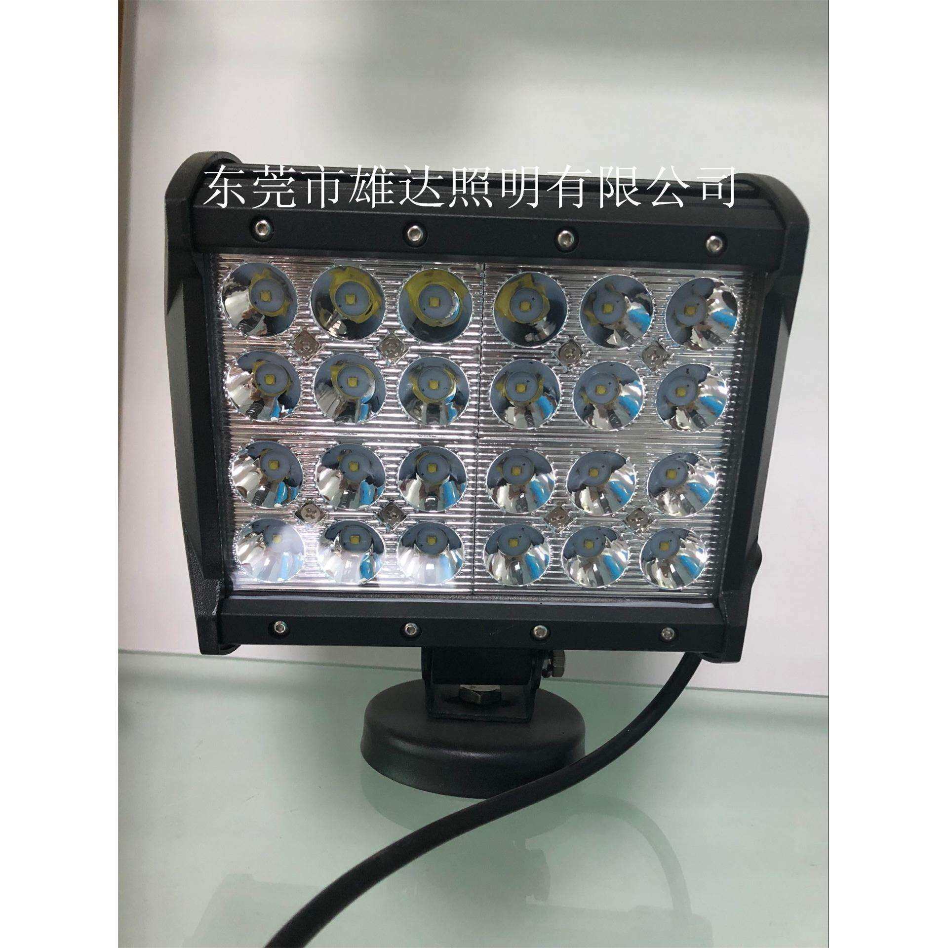 72W四排LED长条灯 四排越野车顶长条射灯改装超亮LED聚光