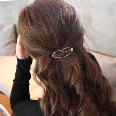 Fashion Metal Leaf Hair Clip Barrettes Hairpin Barrette Hair