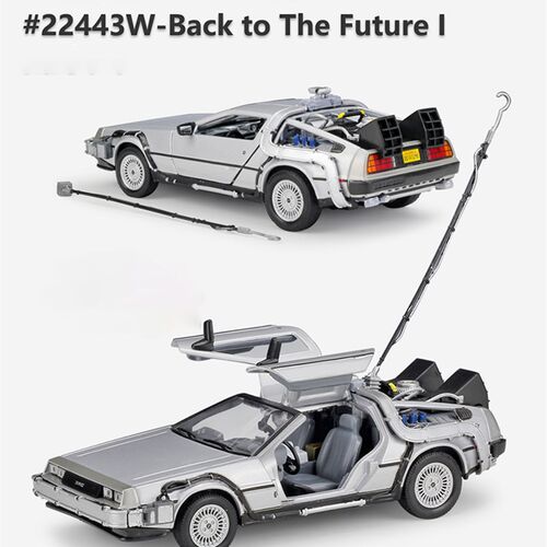 Welly 1:24 DMC-12 Delorean Back To The Future Time Machine D