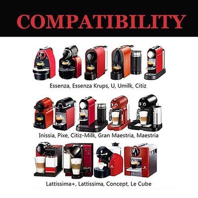 3pcs Refillable Reusable Coffee Capsule Filters for Nespress