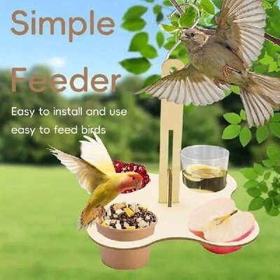 Bird Feeder Station Outside Hang Wild Bird Feeding Station