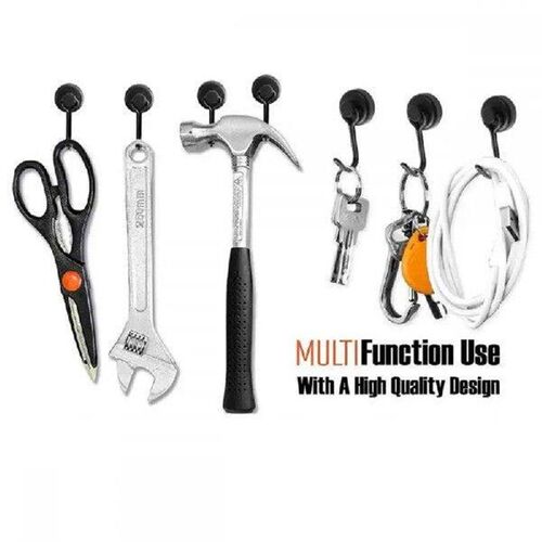 Magnetic Heavy Hooks Wall Coat Rack Key Holder Rack Towel