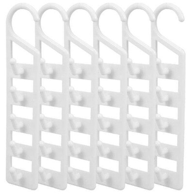 6 Pcs Hanger Hook Closet Organizers Hangers Space Saving