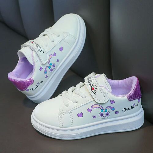 Girls White Shoes Spring Boys Anti-skid Solid Soled Stella