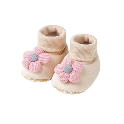 Newborn Baby Cotton Shoes Soft-soled Toddler Shoes Indoor No