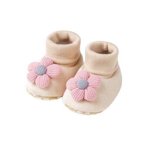Newborn Baby Cotton Shoes Soft-soled Toddler Shoes Indoor No