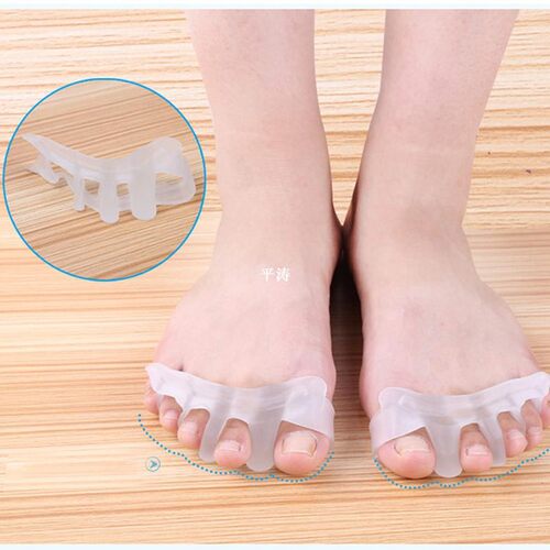2 Pcs Per Pair Silicone Finger Spacer For Manicure Toe Separ