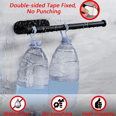 Kitchen Paper Towel Holder Adhesive Tissue Hanger Toilet Rol