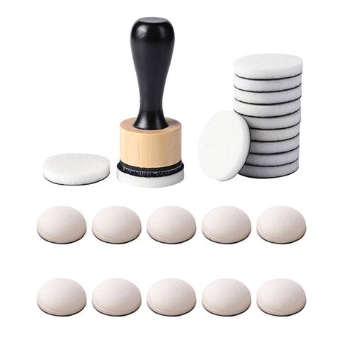 Flat / Domed Foam Refills Replacement Applicators Mini Ink B