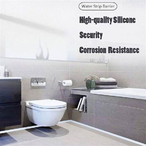 Shower Threshold Water Dam Collapsible Shower Barrier Water