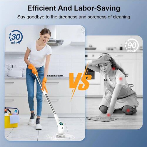 Electric Cleaning Brush 8 in 1 Multifunctional Household Wir