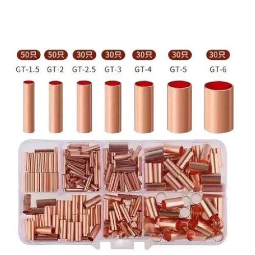 125/250/414/578Pcs Wire Ferrules Set, Non-Insulated