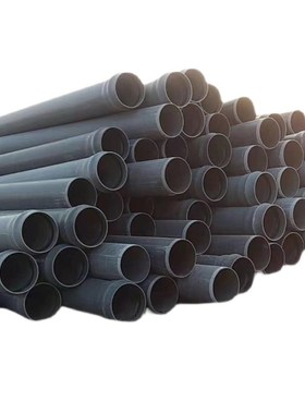 UPVC市政排水排污管PVC-U实壁管110 200 315 0无压埋地管直壁管