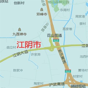 2021新款无锡市地图贴图办公室挂图高清防水墙壁贴超大装饰画定制