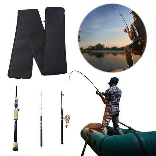 Double Layer Fishing Rod Bag Folding Storage Bag Fishing