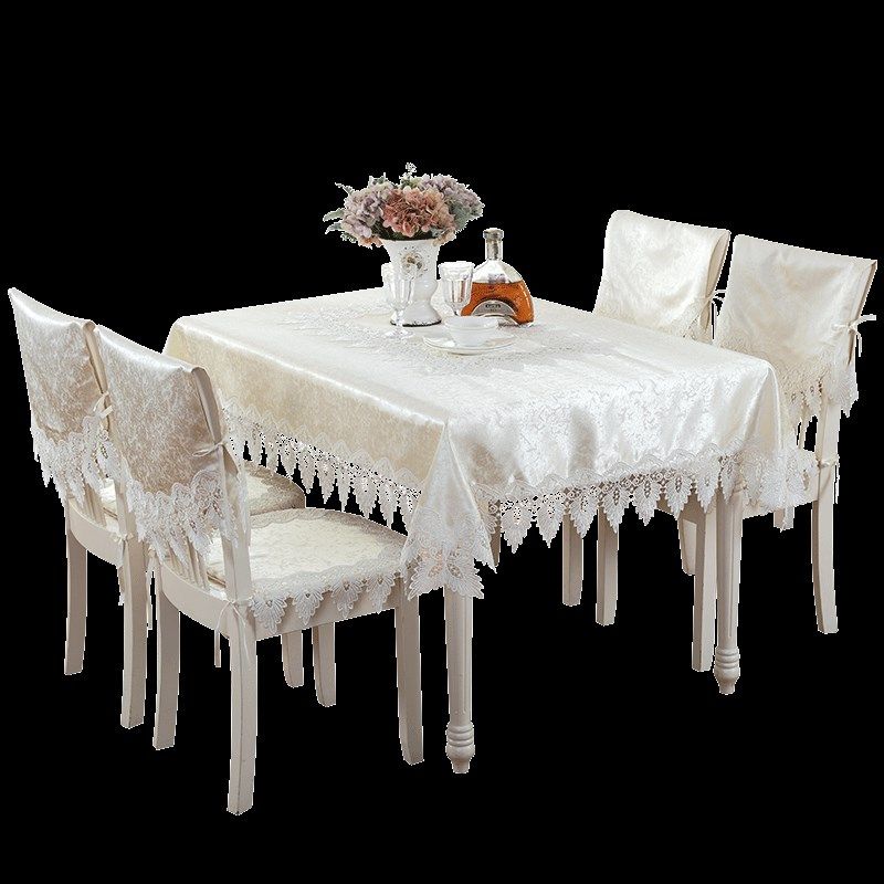 泰绣欧式餐桌布蕾丝布艺桌旗米白色椅垫椅背装绣花花边盖布,居家布艺,桌布,淘宝优惠券,粉丝福利购,淘宝优惠卷