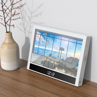 塑料灯光画框灯光画发光画LED灯三色调光装饰画沙发背景画小夜灯