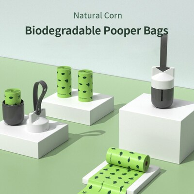 Poop Bag Holder Protable Pet Dogs Pooper Scoopers Bags Box C