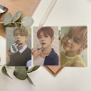 TXT 红发比耶然knight版专卡 崔然竣cu特典小卡 mini7 咬手套