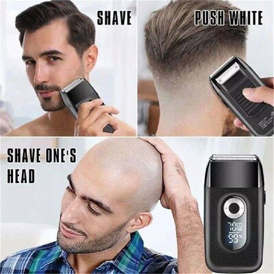 Electric Shaving Machine Wireless Foil Shaver Bald Shaving