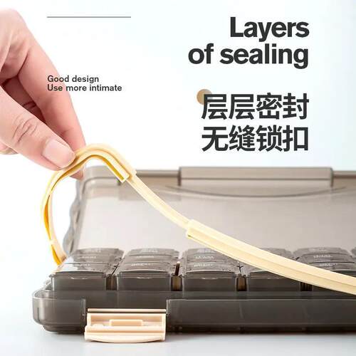 Packaging box: 7-day drug box for 7 days a week, PP plastic